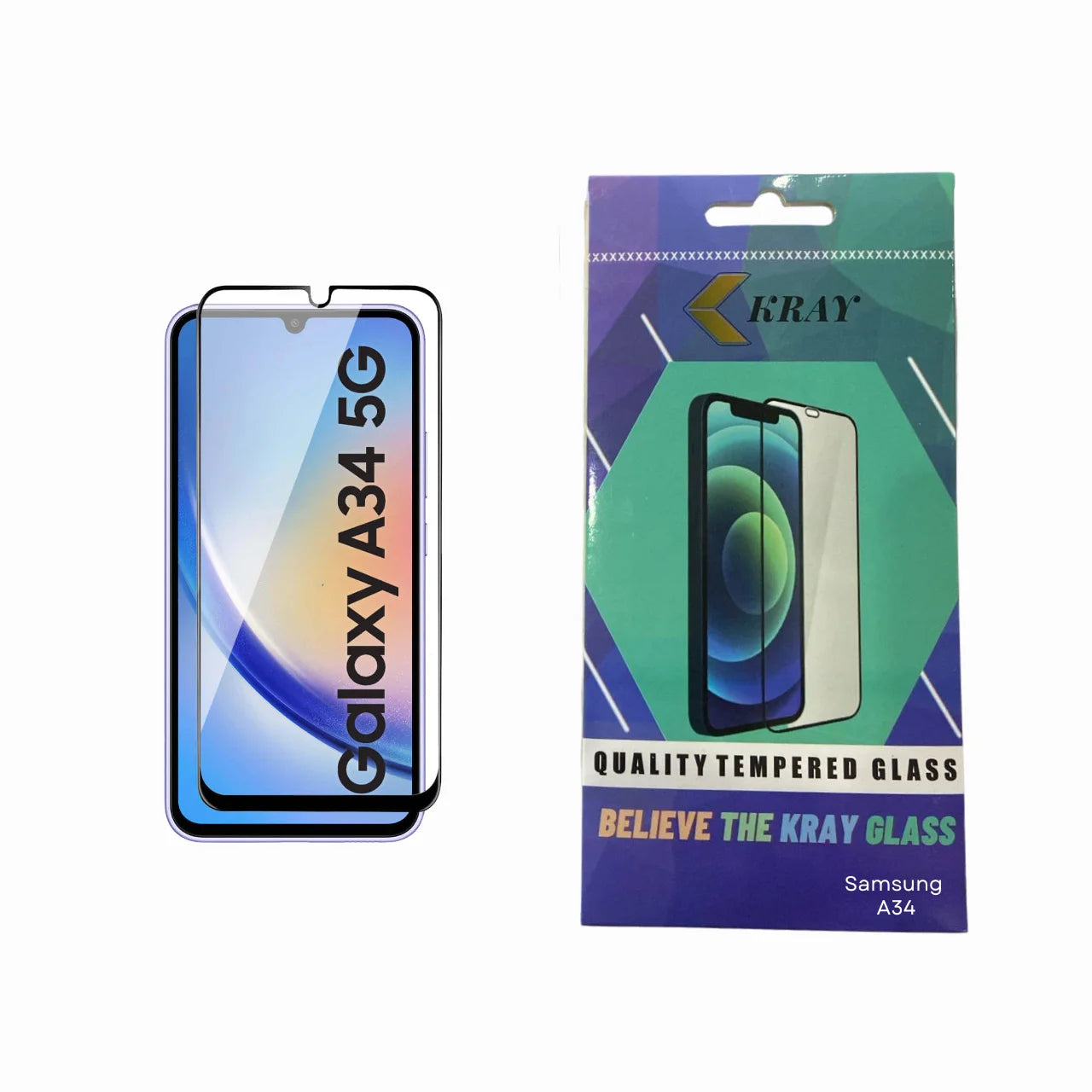 Samsung A34 Screen Protector – Anti-Scratch & Ultra HD